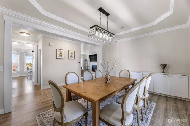 This large room could also function as a secondary living space if formal dining was not needed.