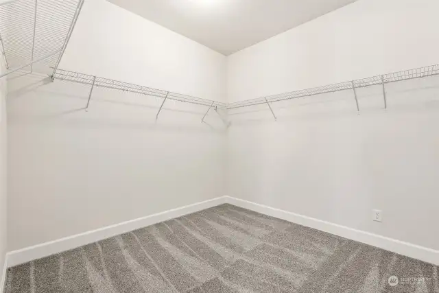 Primary walk-in closet