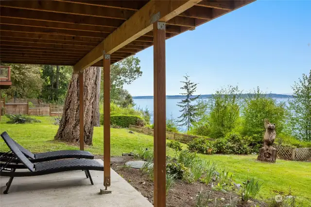 Expansive view from patio area