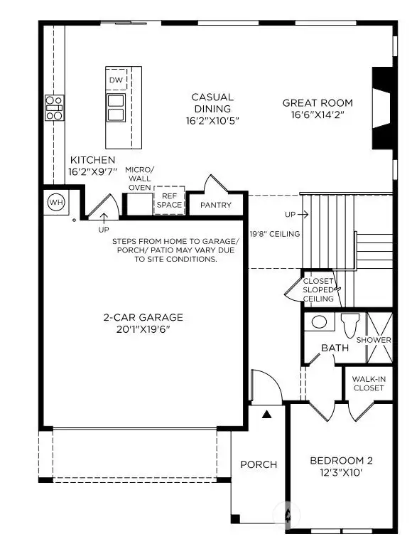 Floor Plan layouts used for illustrative purposes only. All colors, designs, features, and options will vary.