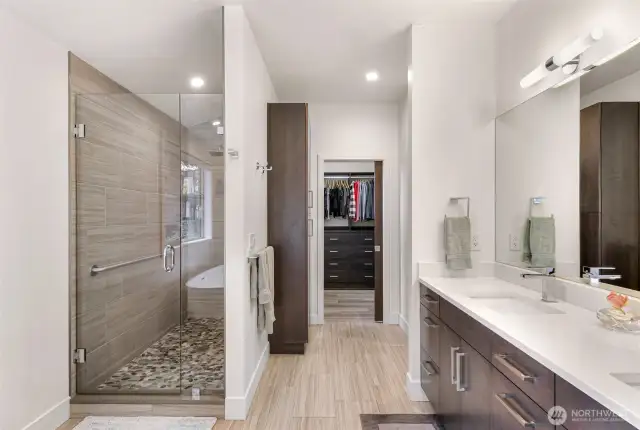 The walk in closet is one of the nicest you will encounter!