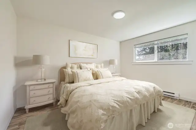 Virtually Staged Primary Bedroom