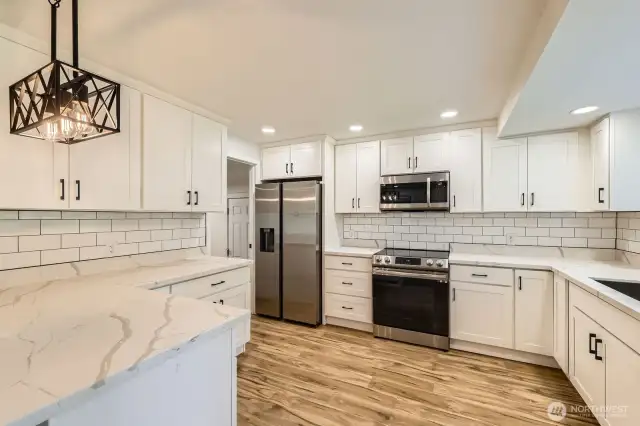 Fully updated with stainless steel appliances