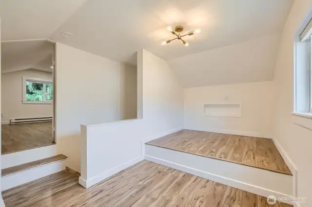 3rd floor loft/office or whatever you desire.