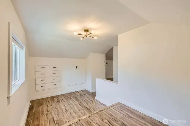 Upstairs loft