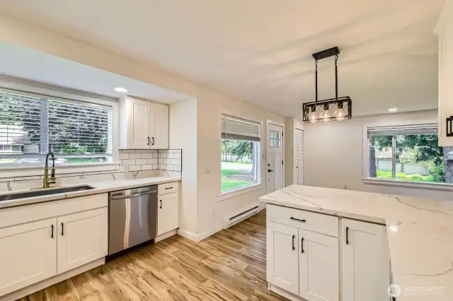 Double wide sink