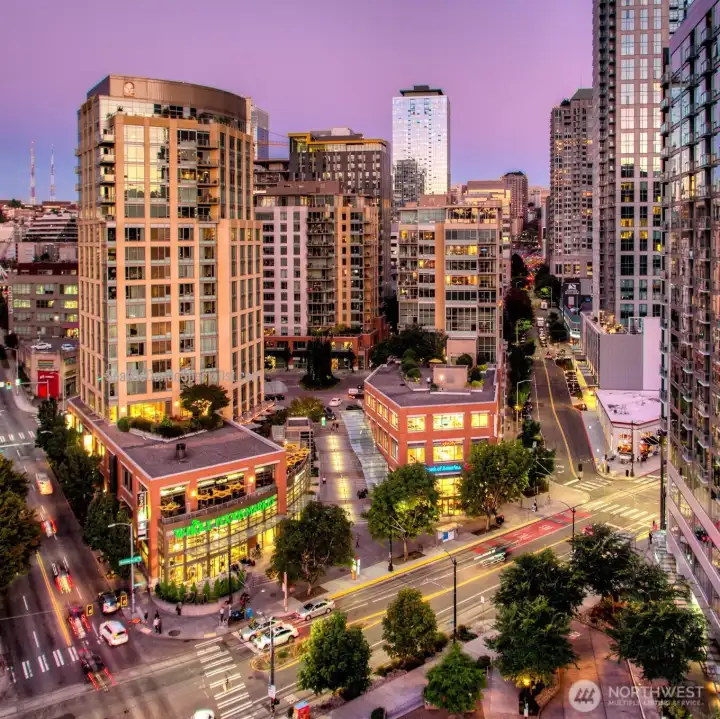 Complex includes Wholes Foods, BOA, Luxury Hotel, and Dining.