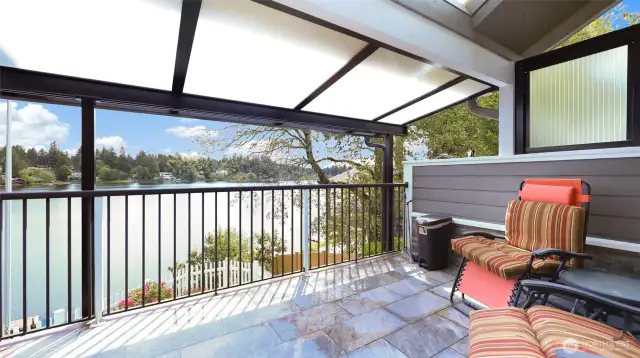 View from deck off of primary suite