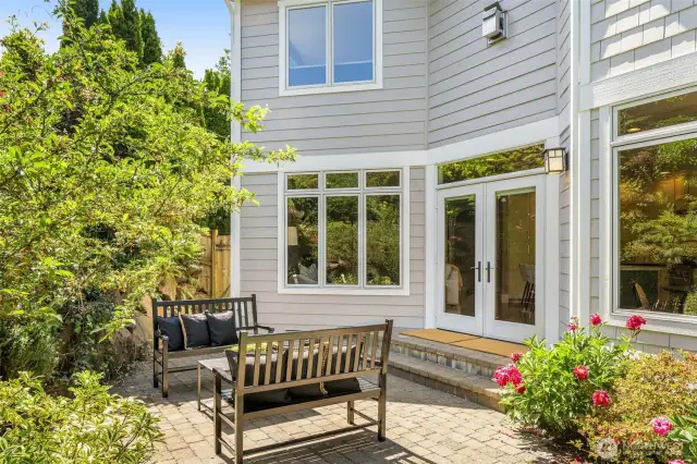 Private outdoor spaces.