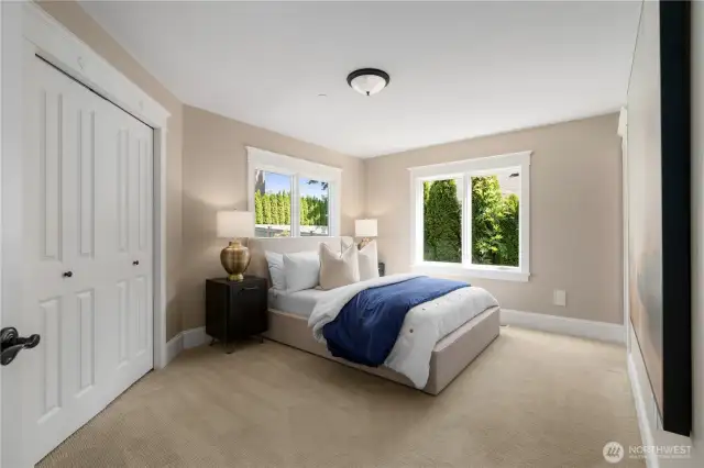 2nd bedroom is also large with...