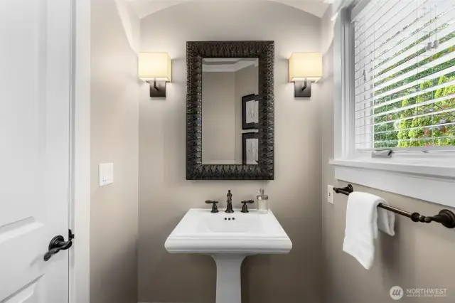 Powder room.