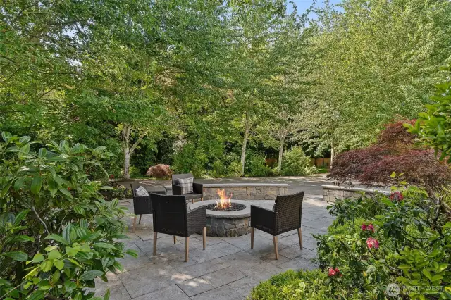 Gather by the fire.