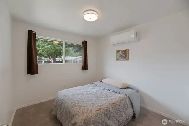 2nd bedroom with mini split