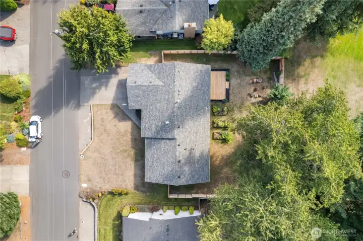 Larger 8,300 SF lot fully fenced backyard