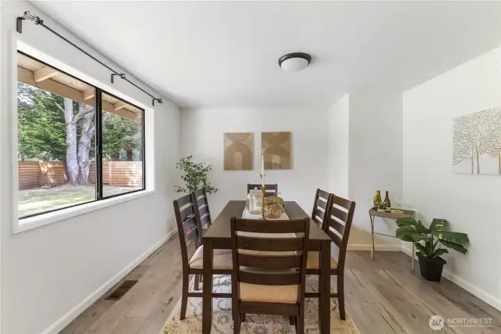 Formal dining room for entertaining
