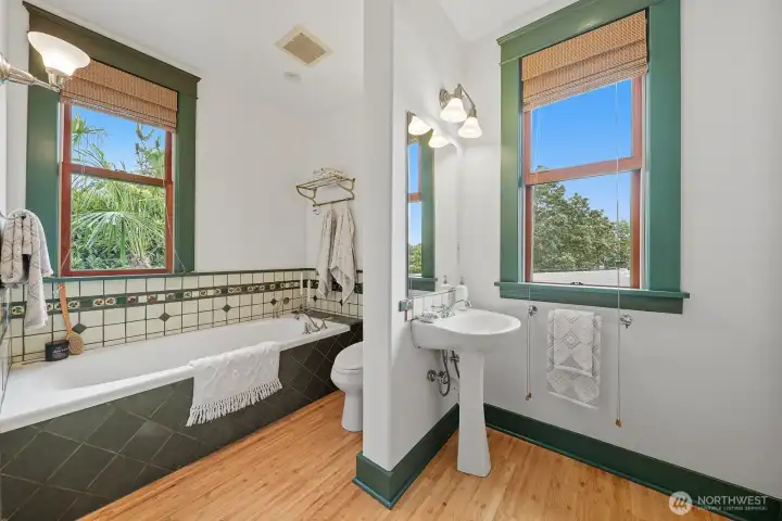Main floor full bath.