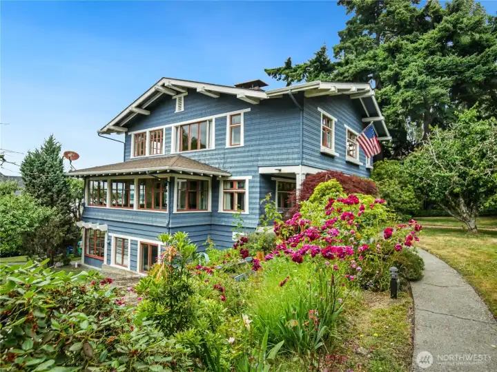 Majestic South Hill Home with nearly 5000square feet of craftsmanship, Established gardens, fruit trees and room to enjoy life!