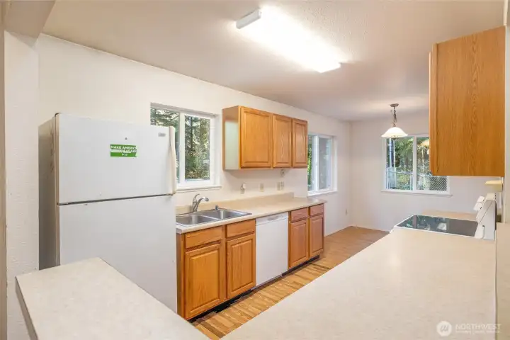 Kitchen view from Living Room