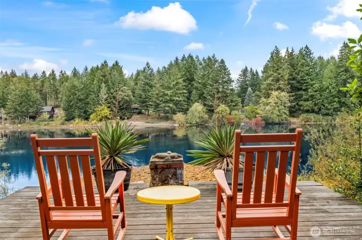 Unbelievable daily views overlooking your 125 ft of shoreline.  It's never busy, always quiet, and always gorgeous!