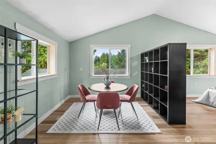 This space is equally as beautiful as the main home!