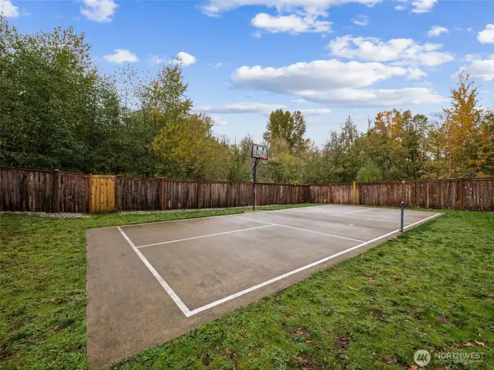 Sportcourt to play on