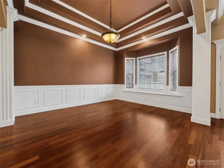 Entertain in the open formal dining room
