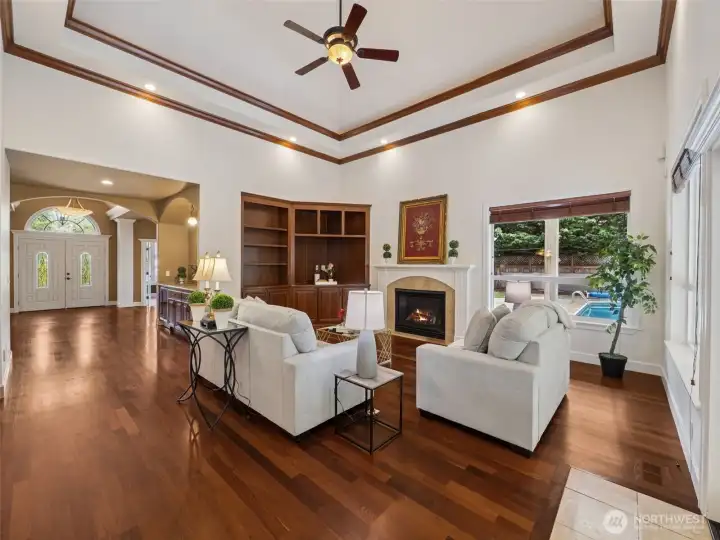 Relax in this open concept family room