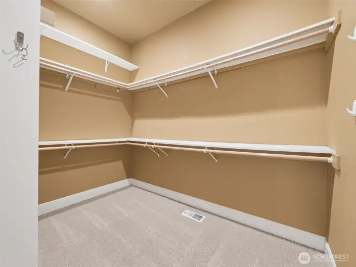 Primary closet