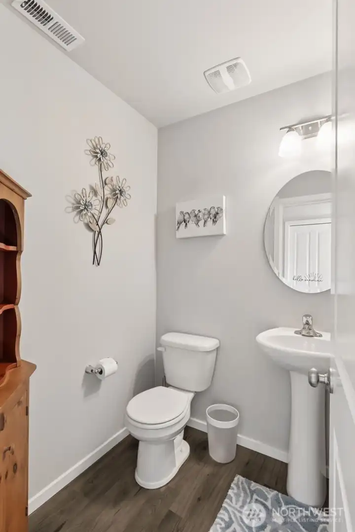 Half Bath - Main Level  -  Off Main Level Hall