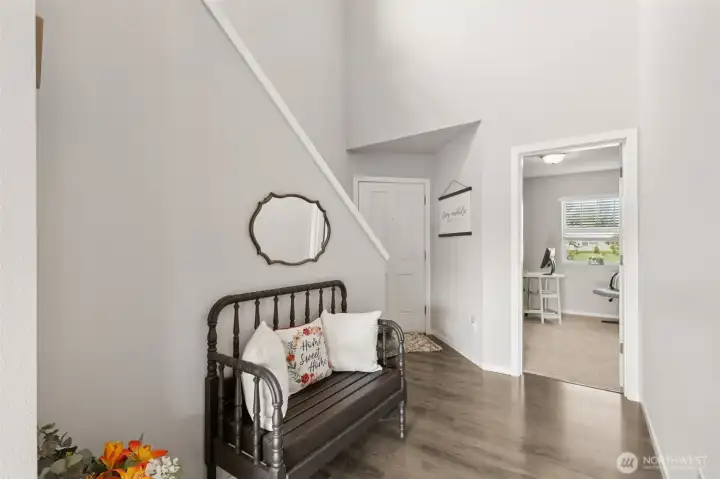 Entry Hall - Main Level  -  Entry to Office/Bonus Room