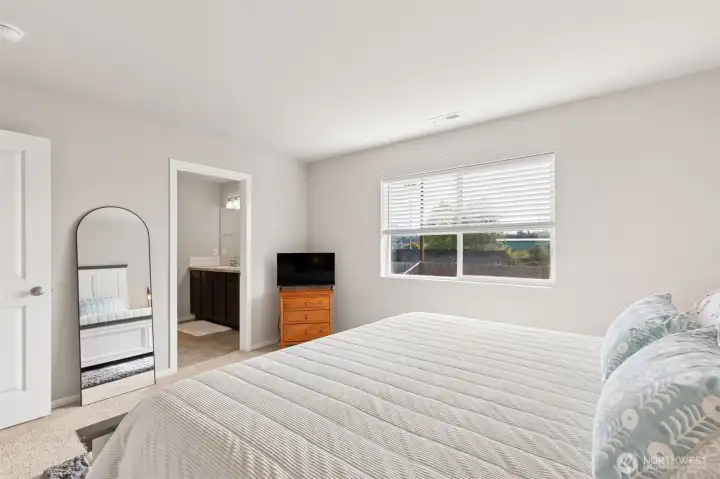 Primary Bedroom  -  Ensuite Bathroom, Dressing Area & Large Walk-In Closet