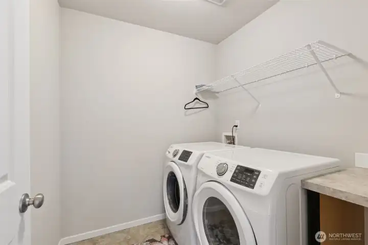 Utility/Laundry Room - 2nd Level  -  Convenient to Bedrooms with Newer Washer & Dryer