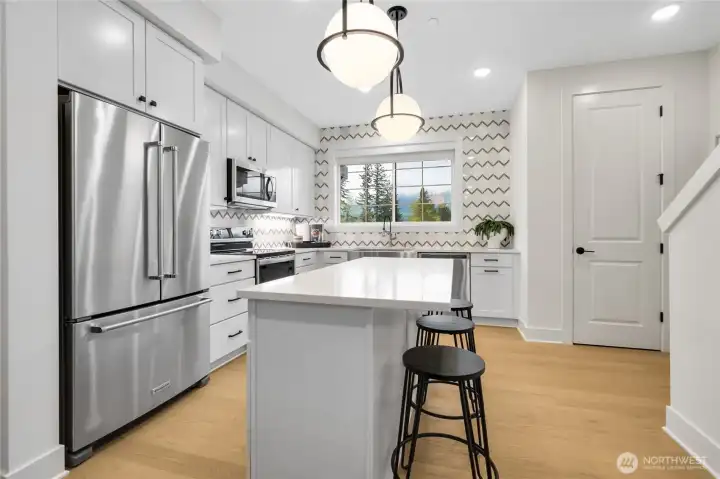 Kitchen- Colors and features may vary