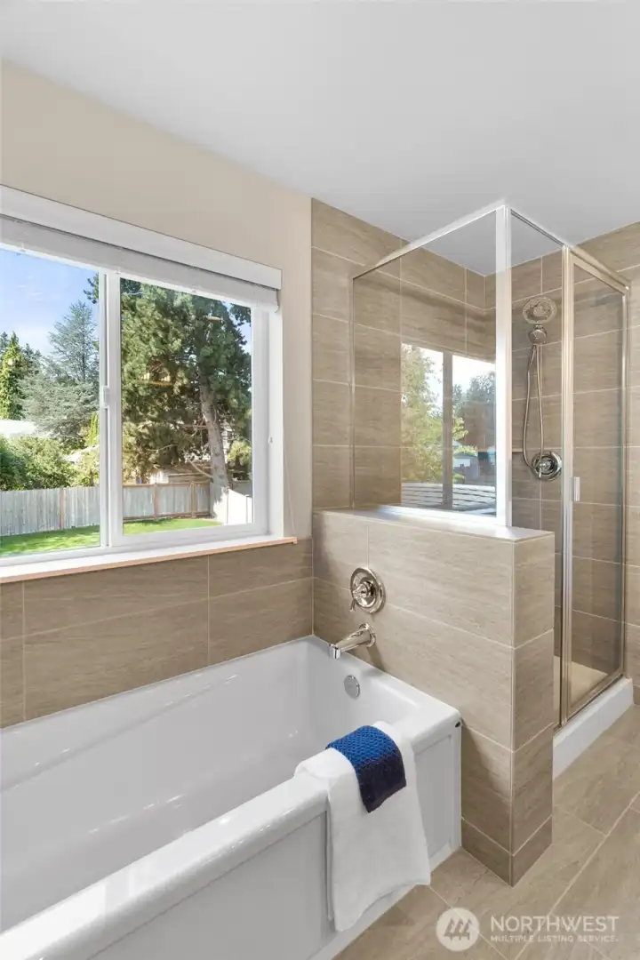 Primary Bathroom Tub & Shower