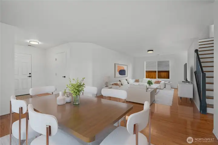 Formal Dining Room  Virtual Staging