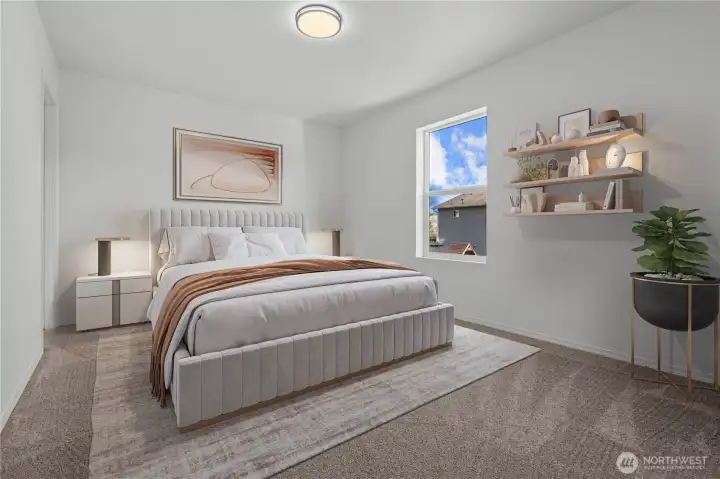 2nd Bedroom  Virtual Staging