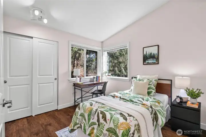 Bedroom 1 - looking from the door to the windows