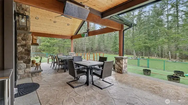 Enjoy the Heat or Fans and the Mood Lighting.