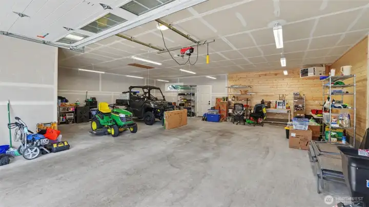 No need for a shop then maybe a rec room or media room. It could be a great space for just about anything! No need for a shop then maybe a rec room or media room. It could be a great space for just about anything!