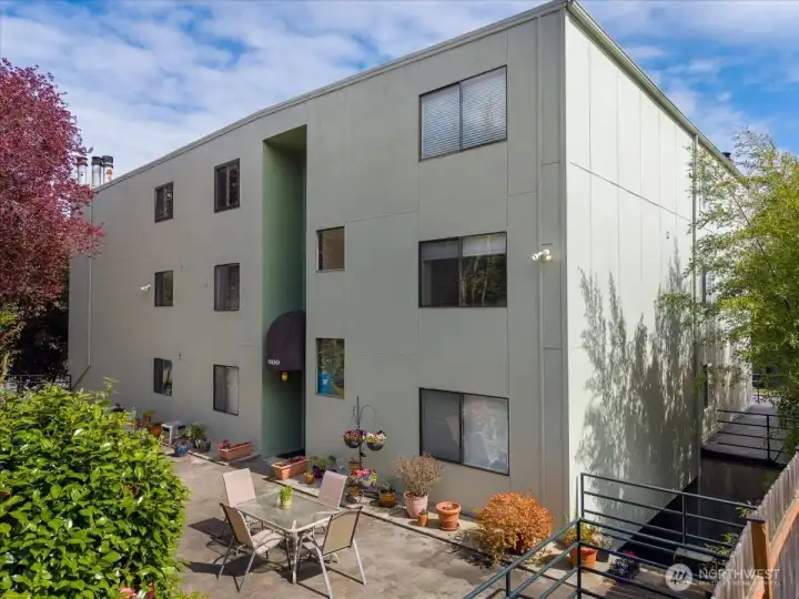 Mail Covered Entrance.