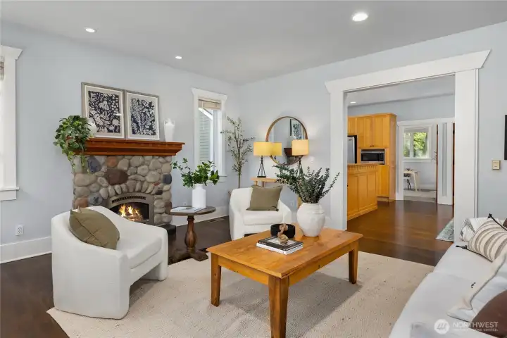 The open concept design makes entertaining seamless and fun.