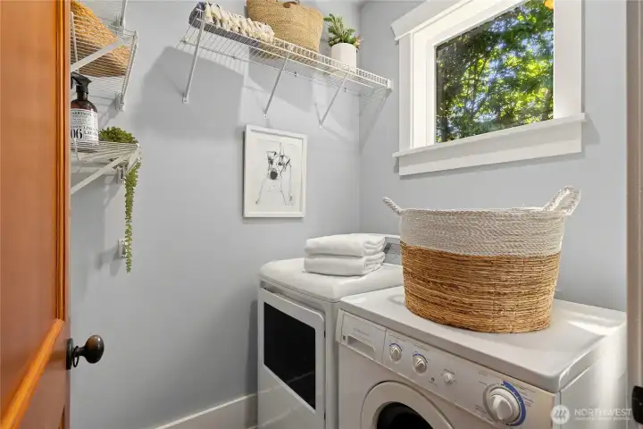 Laundry room, main level.