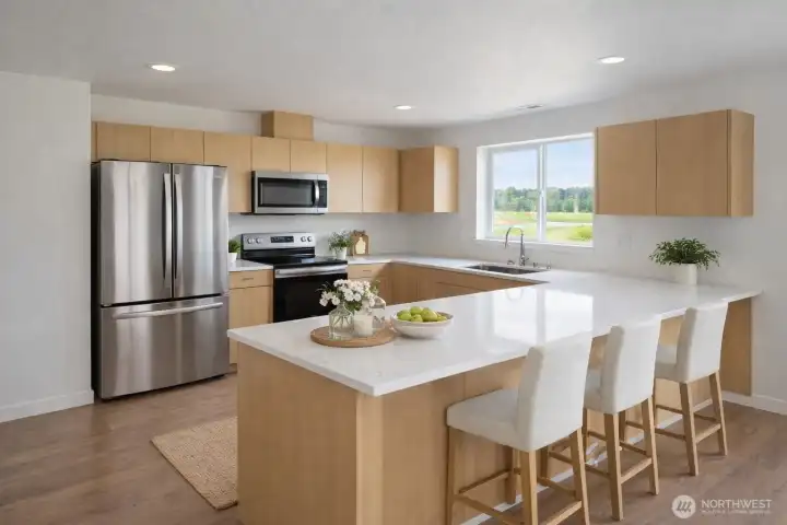 Renderings, photos, and floor plans are for illustrative purposes only. Some images may depict similar homes previously built by the seller or builder and may include features, finishes, upgrades, or options not included in the subject property. Actual construction, materials,colors,layout,and finishes may vary. Buyer to verify all specifications,selections,and features prior to Close.