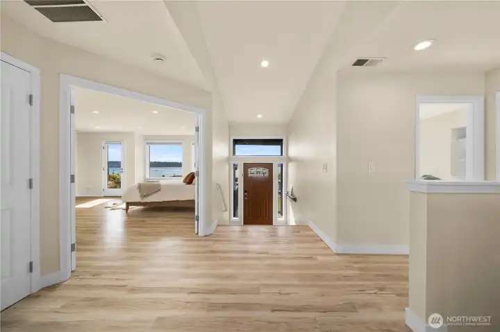 The primary suite sits right off the entry, with french doors, and beautiful views to wake up to! The primary suite sits right off the entry, with french doors, and beautiful views to wake up to!