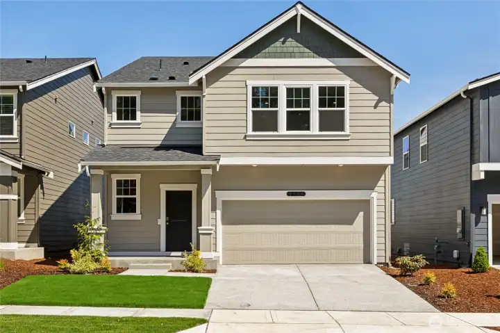 Photo rendering is representational and may be virtually staged. Actual home is under construction and finishes, elevation, and paint colors may vary. See site agent for details.