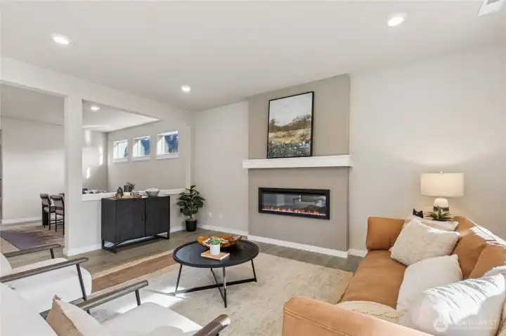 Photo rendering is representational and may be virtually staged. Actual home is under construction and finishes, elevation, and paint colors may vary. See site agent for details.