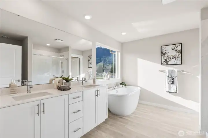 Photo rendering is representational and may be virtually staged. Actual home is under construction and finishes, elevation, and paint colors may vary. See site agent for details.