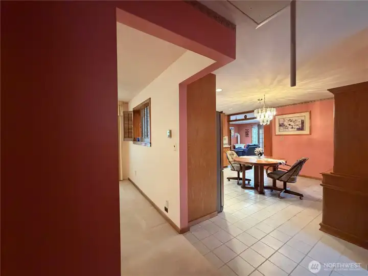 View to dining room from 3rd bedroom. View to dining room from 3rd bedroom.