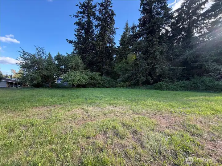 Plenty of yard at the rear of the home for a large garden, pet enclosure or another outbuilding. Plenty of yard at the rear of the home for a large garden, pet enclosure or another outbuilding.