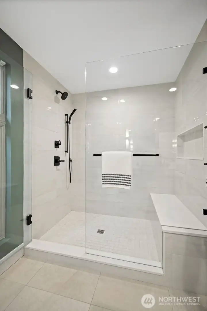 Primary Suite updated shower